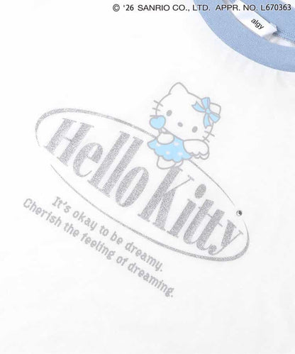 日本童裝 algy x Sanrio Hello Kitty 印花上衣 130-160cm 女童款 夏季  TOPS  其他品牌童裝
