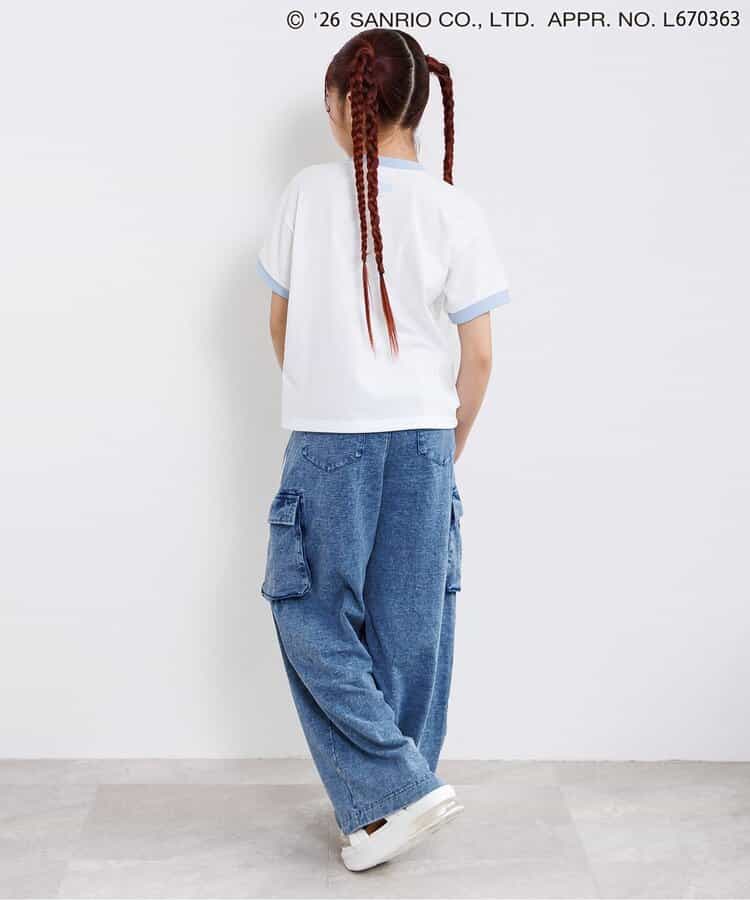 日本童裝 algy x Sanrio Hello Kitty 印花上衣 130-160cm 女童款 夏季  TOPS  其他品牌童裝