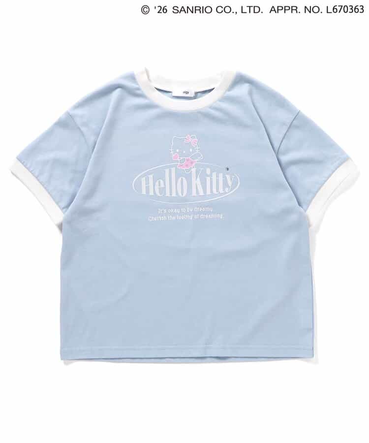 日本童裝 algy x Sanrio Hello Kitty 印花上衣 130-160cm 女童款 夏季  TOPS  其他品牌童裝