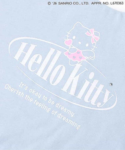 日本童裝 algy x Sanrio Hello Kitty 印花上衣 130-160cm 女童款 夏季  TOPS  其他品牌童裝