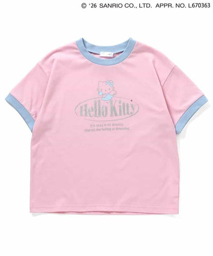日本童裝 algy x Sanrio Hello Kitty 印花上衣 130-160cm 女童款 夏季  TOPS  其他品牌童裝