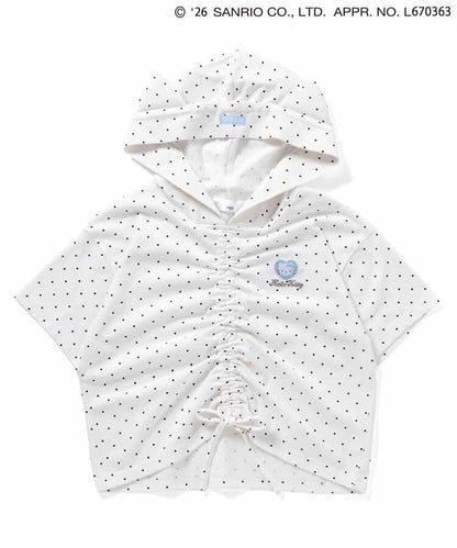 日本童裝 algy x Sanrio Hello Kitty 帶天使耳朵連帽衫 130-160cm 女童款 夏季  TOPS  其他品牌童裝