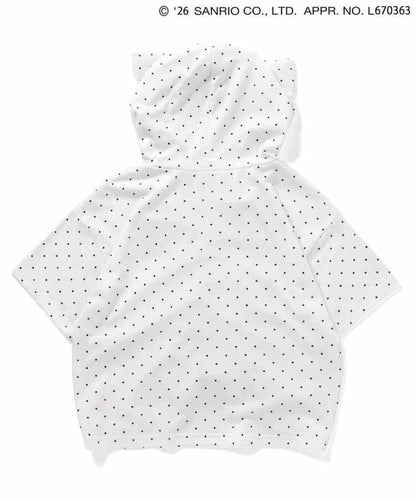 日本童裝 algy x Sanrio Hello Kitty 帶天使耳朵連帽衫 130-160cm 女童款 夏季  TOPS  其他品牌童裝