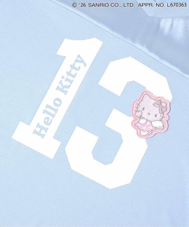 日本童裝 algy x Sanrio Hello Kitty 天使翼緞面拼接連身裙 130-160cm 女童款 夏季  TOPS  其他品牌童裝