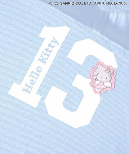 日本童裝 algy x Sanrio Hello Kitty 天使翼緞面拼接連身裙 130-160cm 女童款 夏季  TOPS  其他品牌童裝