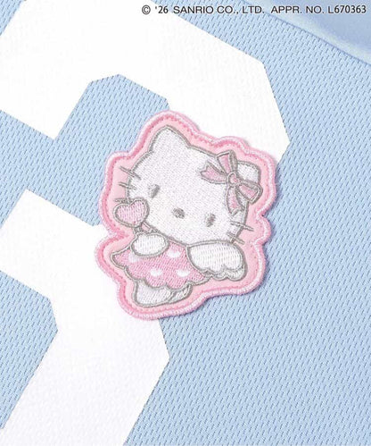 日本童裝 algy x Sanrio Hello Kitty 天使翼緞面拼接連身裙 130-160cm 女童款 夏季  TOPS  其他品牌童裝