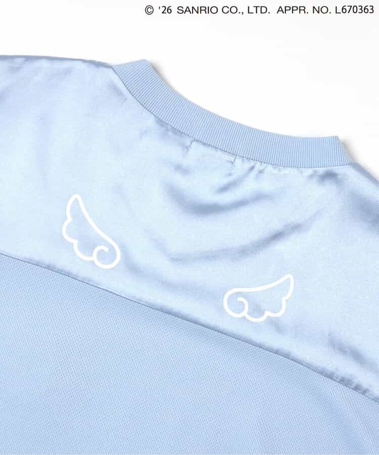 日本童裝 algy x Sanrio Hello Kitty 天使翼緞面拼接連身裙 130-160cm 女童款 夏季  TOPS  其他品牌童裝
