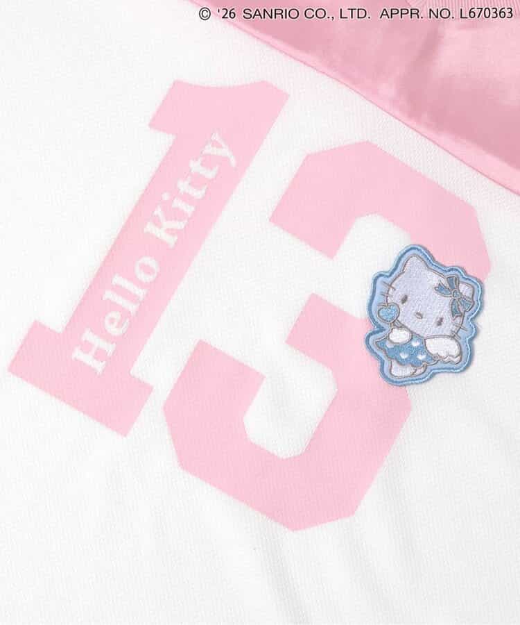 日本童裝 algy x Sanrio Hello Kitty 天使翼緞面拼接連身裙 130-160cm 女童款 夏季  TOPS  其他品牌童裝