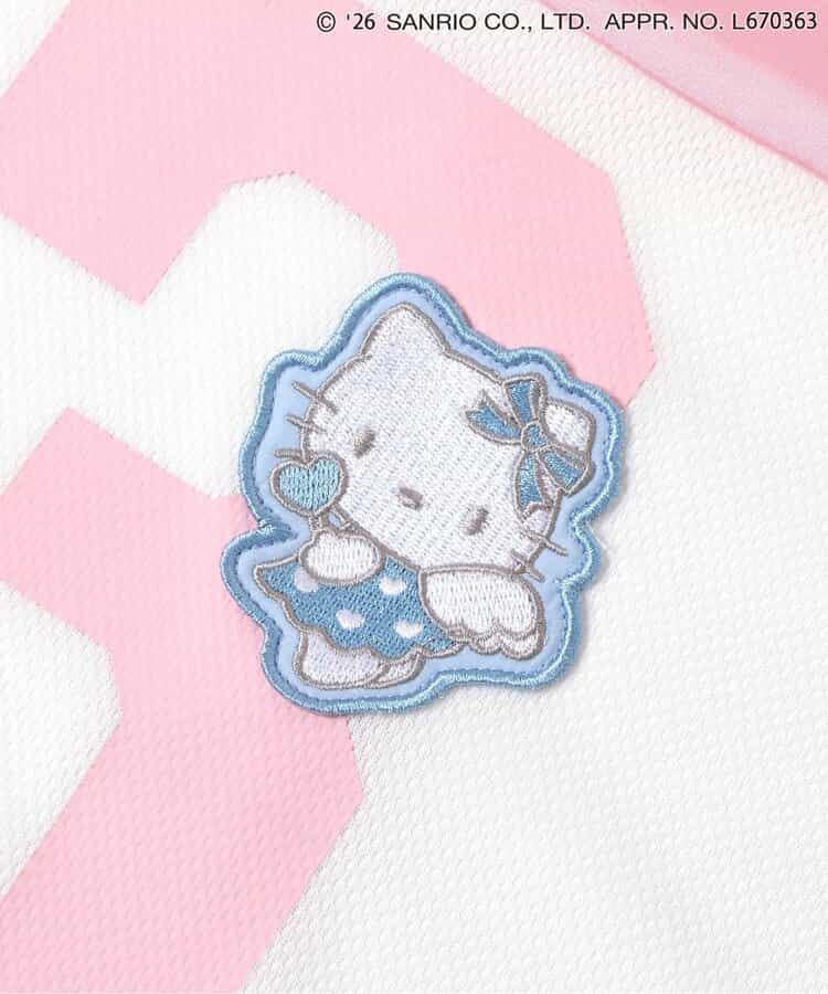 日本童裝 algy x Sanrio Hello Kitty 天使翼緞面拼接連身裙 130-160cm 女童款 夏季  TOPS  其他品牌童裝