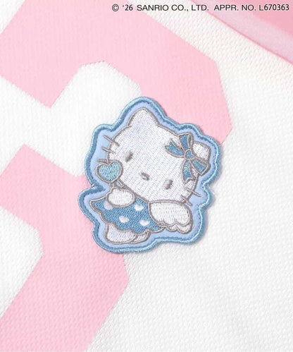 日本童裝 algy x Sanrio Hello Kitty 天使翼緞面拼接連身裙 130-160cm 女童款 夏季  TOPS  其他品牌童裝
