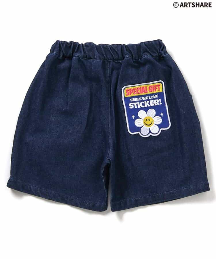 日本童裝 apres les cours x WIGGLE WIGGLE 牛仔短褲 80-130cm 男童款 夏季 PANTS