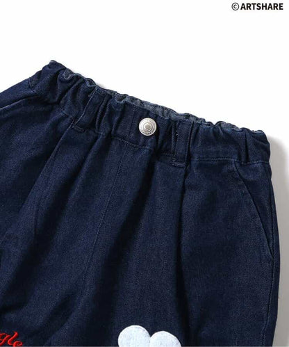 日本童裝 apres les cours x WIGGLE WIGGLE 牛仔短褲 80-130cm 男童款 夏季 PANTS