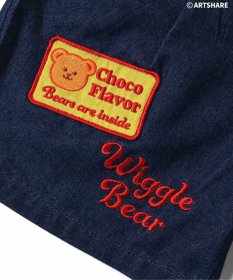 日本童裝 apres les cours x WIGGLE WIGGLE 牛仔短褲 80-130cm 男童款 夏季 PANTS