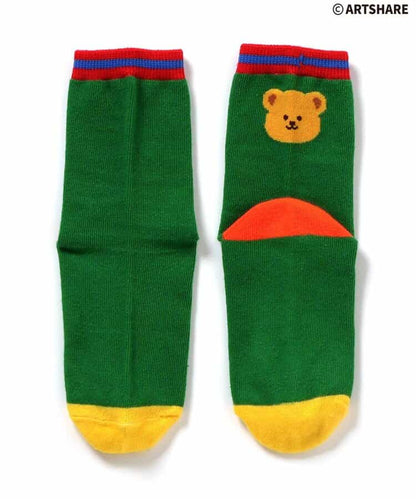 日本直送 apres les cours x WIGGLE WIGGLE 襪一對 10-21cm 襪系列