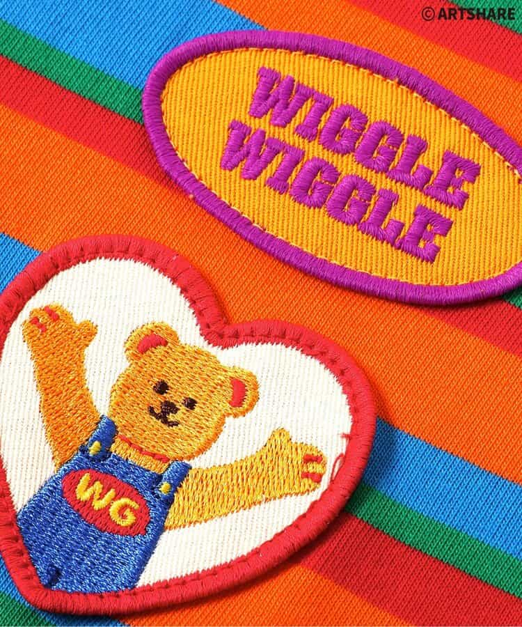 日本童裝 apres les cours x WIGGLE WIGGLE 間條polo衫 80-130cm 男童款 夏季 TOPS