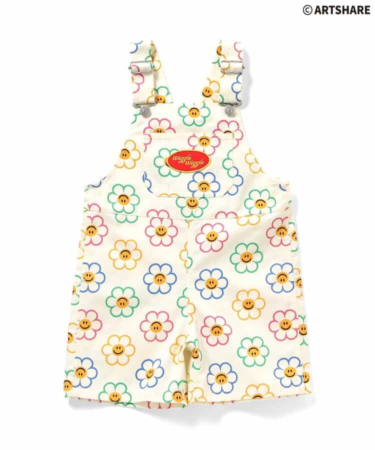 日本童裝 apres les cours x WIGGLE WIGGLE 背帶褲 80-120cm 男童款 夏季 Jumpsuit