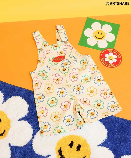 日本童裝 apres les cours x WIGGLE WIGGLE 背帶褲 80-120cm 男童款 夏季 Jumpsuit