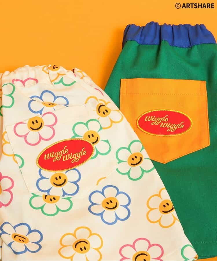 日本童裝 apres les cours x WIGGLE WIGGLE 可愛短褲 80-130cm 男童款/女童款 夏季 PANTS