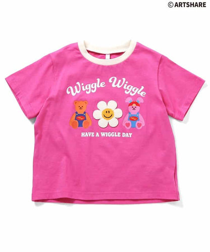 日本童裝 apres les cours x WIGGLE WIGGLE 印花上衣 80-130cm 男童款/女童款 夏季 TOPS