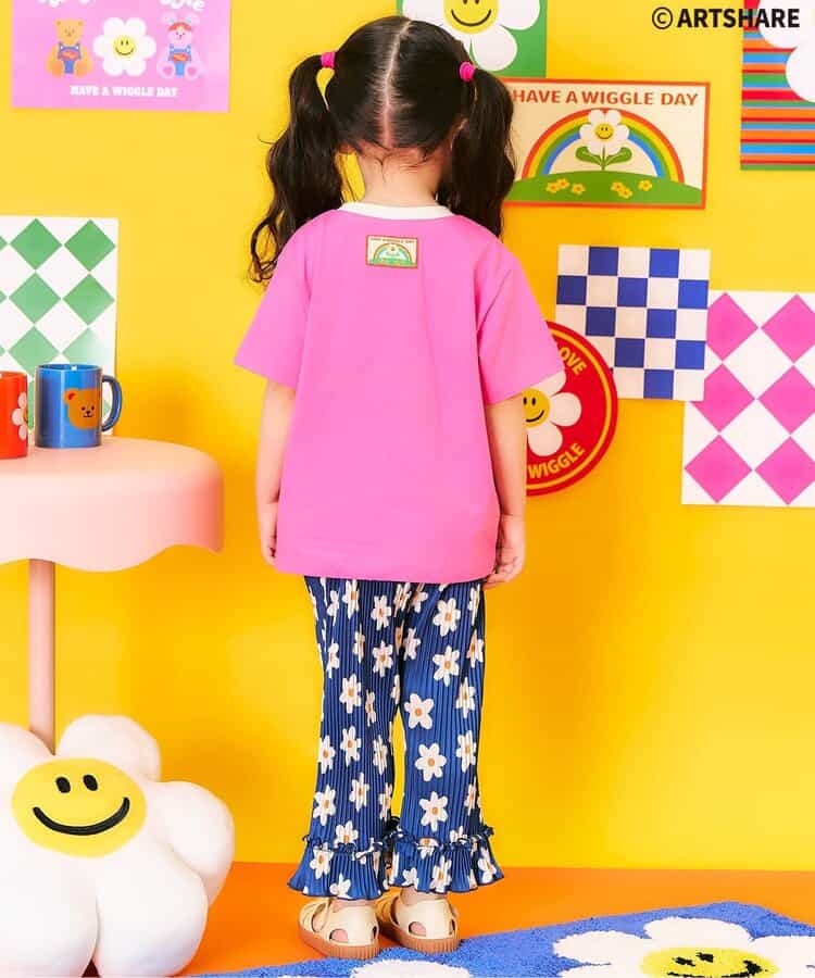日本童裝 apres les cours x WIGGLE WIGGLE 印花上衣 80-130cm 男童款/女童款 夏季 TOPS