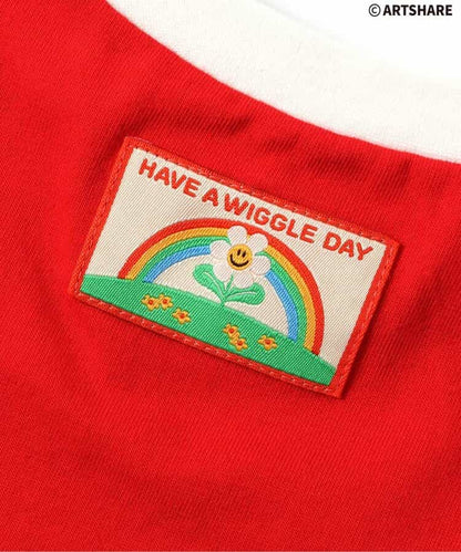 日本童裝 apres les cours x WIGGLE WIGGLE 印花上衣 80-130cm 男童款/女童款 夏季 TOPS