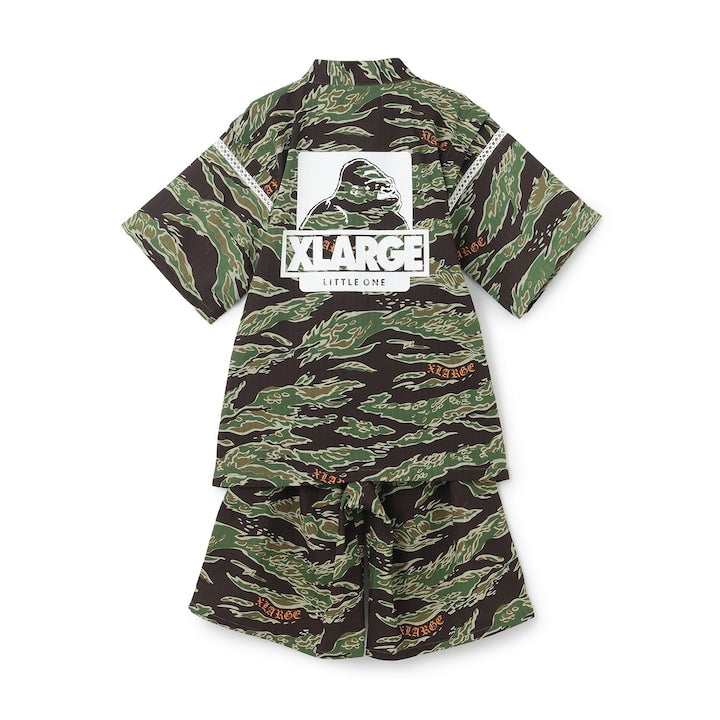 日本童裝 XLARG# KIDS 接觸冷感 日本甚平 日本和服 100-140cm 男童款 夏季 其他品牌童裝 TOPS PANTS 日本夏祭慶典特輯