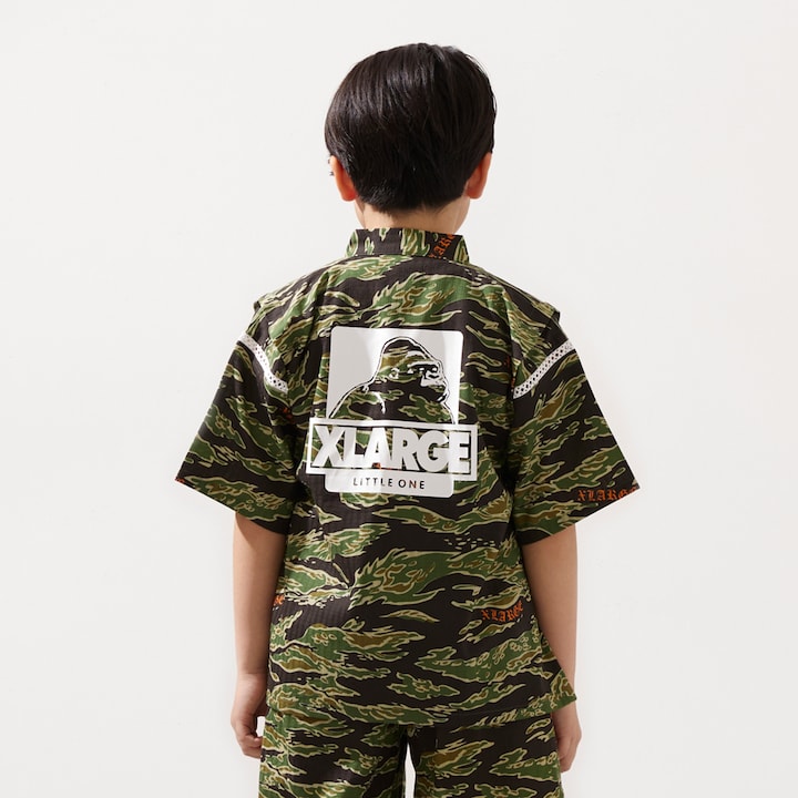 日本童裝 XLARG# KIDS 接觸冷感 日本甚平 日本和服 100-140cm 男童款 夏季 其他品牌童裝 TOPS PANTS 日本夏祭慶典特輯