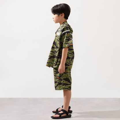 日本童裝 XLARG# KIDS 接觸冷感 日本甚平 日本和服 100-140cm 男童款 夏季 其他品牌童裝 TOPS PANTS 日本夏祭慶典特輯