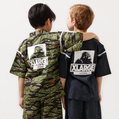 日本童裝 XLARG# KIDS 接觸冷感 日本甚平 日本和服 100-140cm 男童款 夏季 其他品牌童裝 TOPS PANTS 日本夏祭慶典特輯