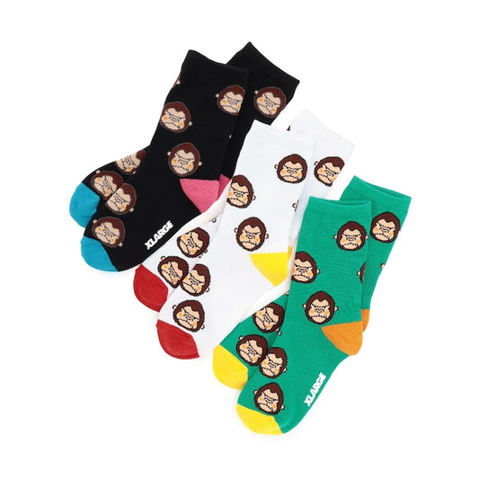 日本直送 XLARGE KIDS 襪一對 13-21cm 襪系列