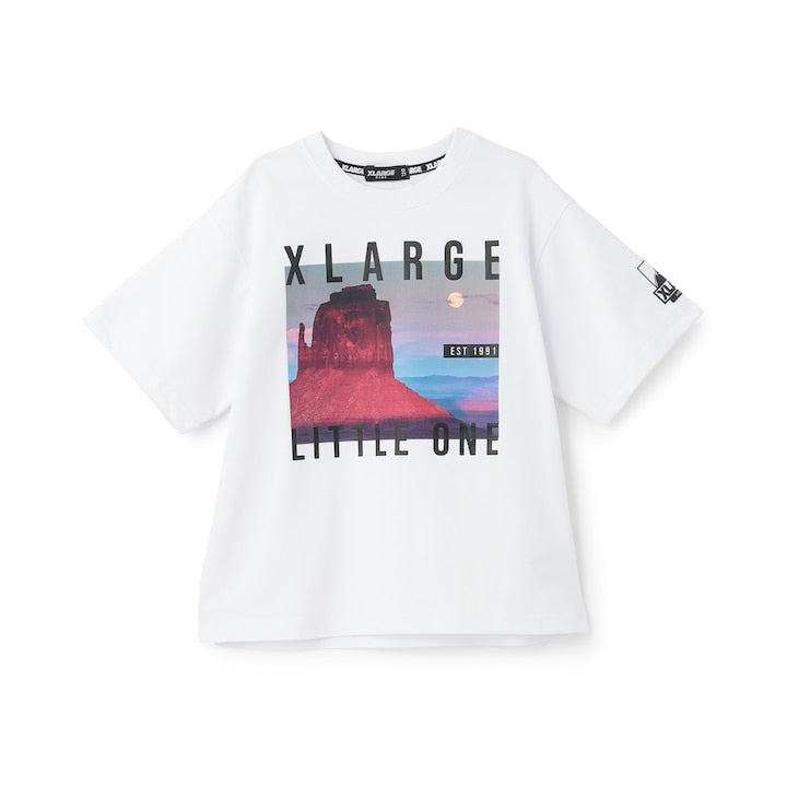日本童裝 XLARGE KIDS 防UV 接觸冷感 照片印花短袖上衣 90-140cm 男童款 夏季 TOPS