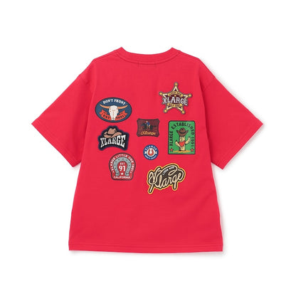日本童裝 XLARGE KIDS 徽章印花上衣 80-140cm 男童款 夏季 TOPS