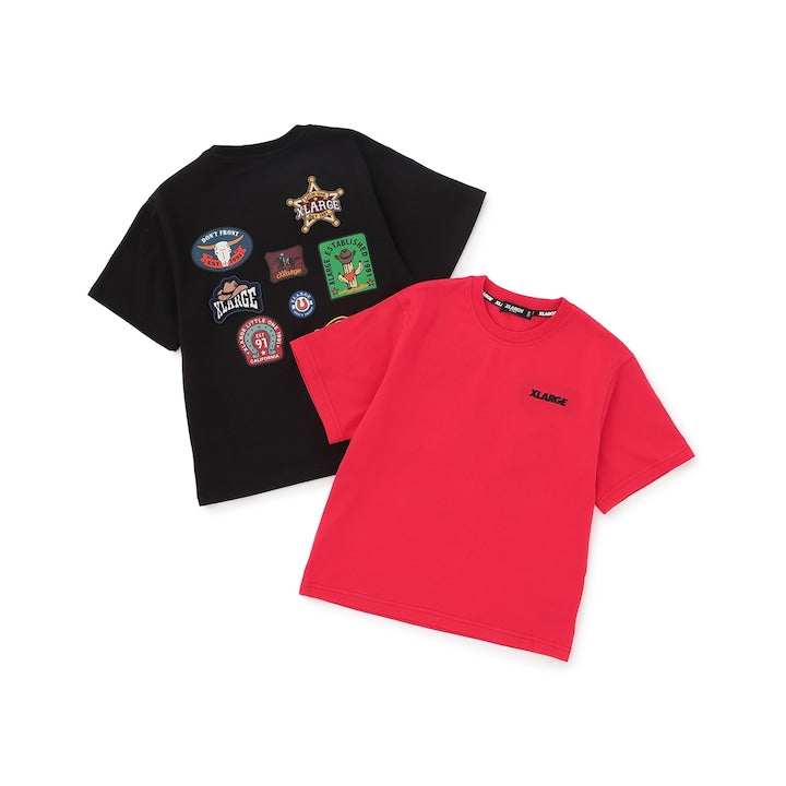 日本童裝 XLARGE KIDS 徽章印花上衣 80-140cm 男童款 夏季 TOPS