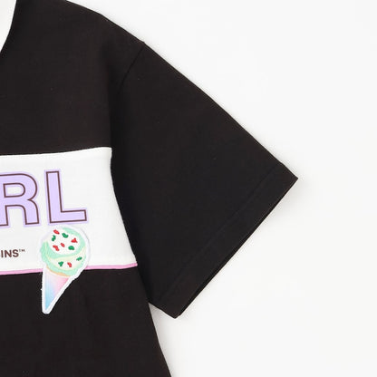 日本童裝 X-girl Stages x BASKIN ROBBINS polo連身裙 90-140cm 女童款 夏季 DRESSES