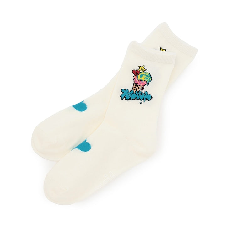 日本直送 X-girl Stages 襪一對 13-21cm 襪系列