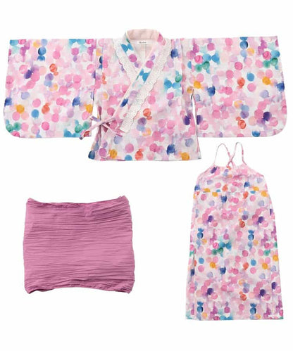 日本童裝 Boribon 日本浴衣 日本和服 100-120cm 女童款 夏季 其他品牌童裝 DRESSES 日本夏祭慶典特輯