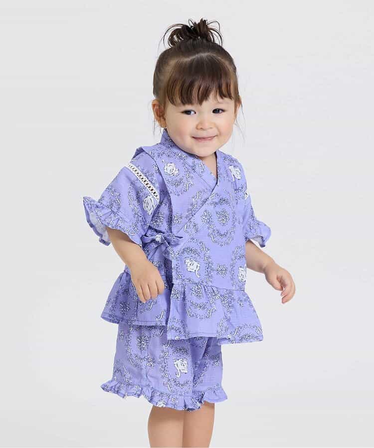 日本童裝 Boribon 日本甚平 日本和服 80-100cm 女童款 夏季 其他品牌童裝 TOPS PANTS 日本夏祭慶典特輯