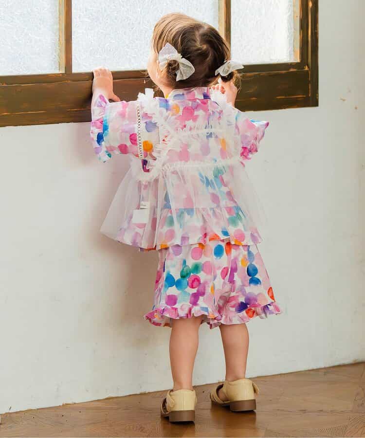 日本童裝 Boribon 日本甚平 日本和服 80-100cm 女童款 夏季 其他品牌童裝 TOPS PANTS 日本夏祭慶典特輯