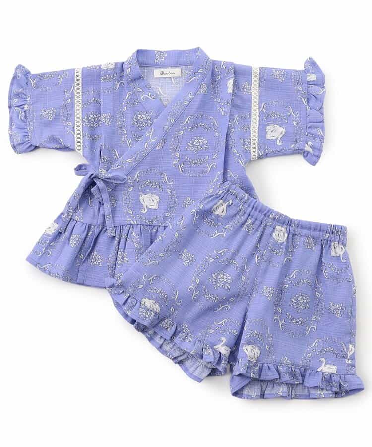 日本童裝 Boribon 日本甚平 日本和服 80-100cm 女童款 夏季 其他品牌童裝 TOPS PANTS 日本夏祭慶典特輯