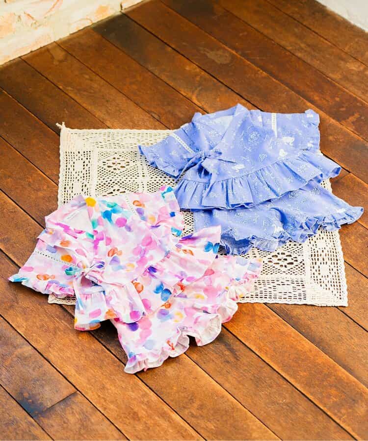 日本童裝 Boribon 日本甚平 日本和服 80-100cm 女童款 夏季 其他品牌童裝 TOPS PANTS 日本夏祭慶典特輯