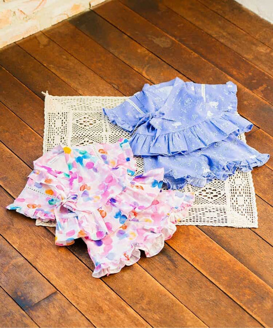日本童裝 Boribon 日本甚平 日本和服 80-100cm 女童款 夏季 其他品牌童裝 TOPS PANTS 日本夏祭慶典特輯