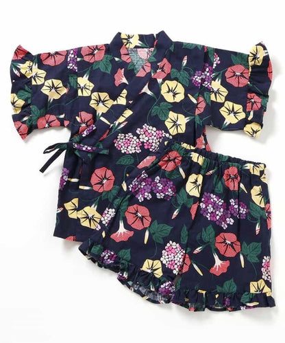 日本童裝 BREEZE 日本甚平 日本和服 80-140cm 女童款 夏季 TOPS PANTS 日本夏祭慶典特輯
