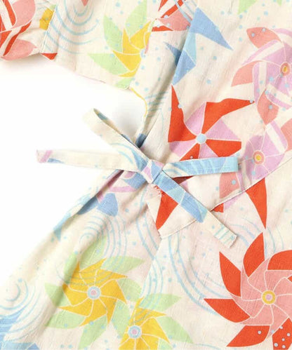 日本童裝 BREEZE 日本甚平 日本和服 80-140cm 女童款 夏季 TOPS PANTS 日本夏祭慶典特輯