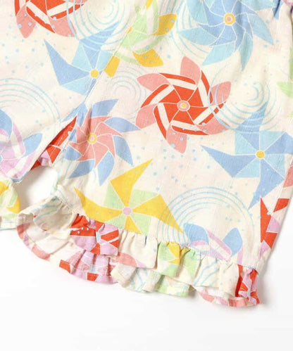日本童裝 BREEZE 日本甚平 日本和服 80-140cm 女童款 夏季 TOPS PANTS 日本夏祭慶典特輯