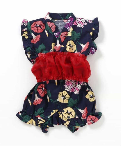 Disney Japanese children's clothing, Jinbei Japanese kimono, 100-150cm, for girls, summer, other brand children's clothing, TOPS PANTS, Japanese Summer Festival Special