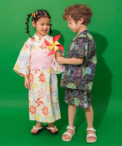 日本童裝 BREEZE 日本浴衣 日本和服 100-140cm 女童款 夏季 DRESSES 日本夏祭慶典特輯