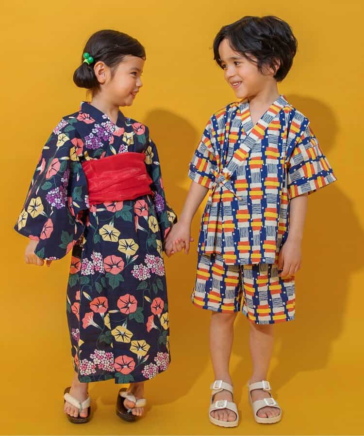 日本童裝 BREEZE 日本浴衣 日本和服 100-140cm 女童款 夏季 DRESSES 日本夏祭慶典特輯