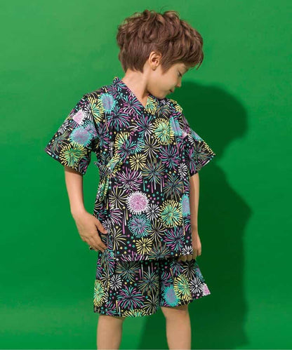 Disney Japanese children's clothing, Jinbei Japanese kimono, 100-150cm, for girls, summer, other brand children's clothing, TOPS PANTS, Japanese Summer Festival Special