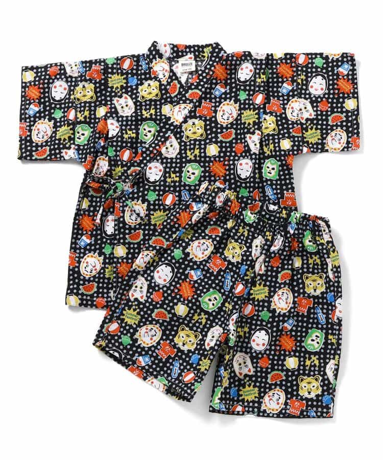 Disney Japanese children's clothing, Jinbei Japanese kimono, 100-150cm, for girls, summer, other brand children's clothing, TOPS PANTS, Japanese Summer Festival Special