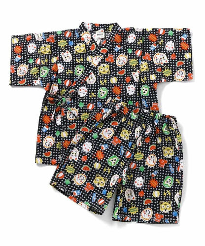Disney Japanese children's clothing, Jinbei Japanese kimono, 100-150cm, for girls, summer, other brand children's clothing, TOPS PANTS, Japanese Summer Festival Special